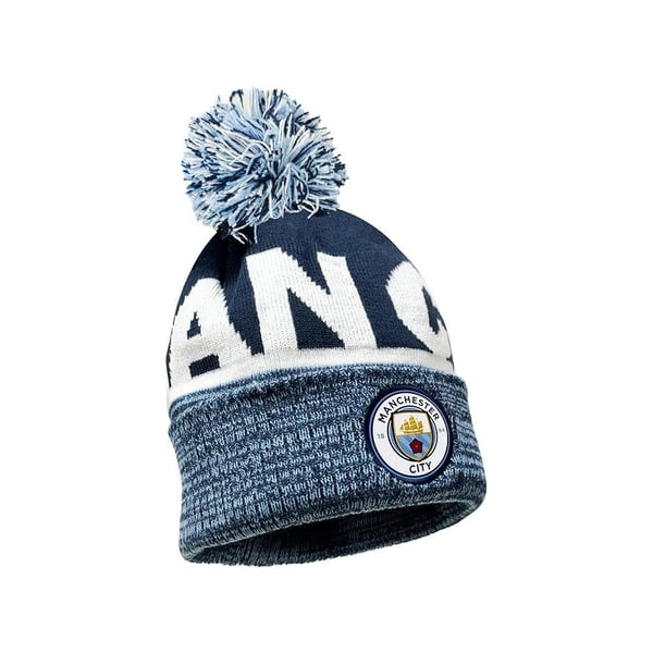 Manchester City FC Premium 1509 Knitted Bobble Beanie
