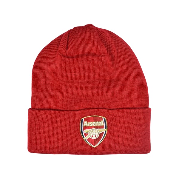 Arsenal FC Crest Stickad Uppvikt Mössa