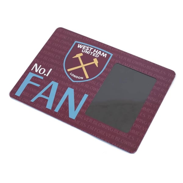 West Ham United FC No. 1 Fan Metal Embossed Photo Frame