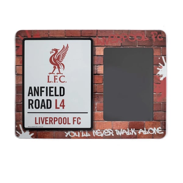 Liverpool FC Anfield Road L4 Metal Embossed Photo Frame