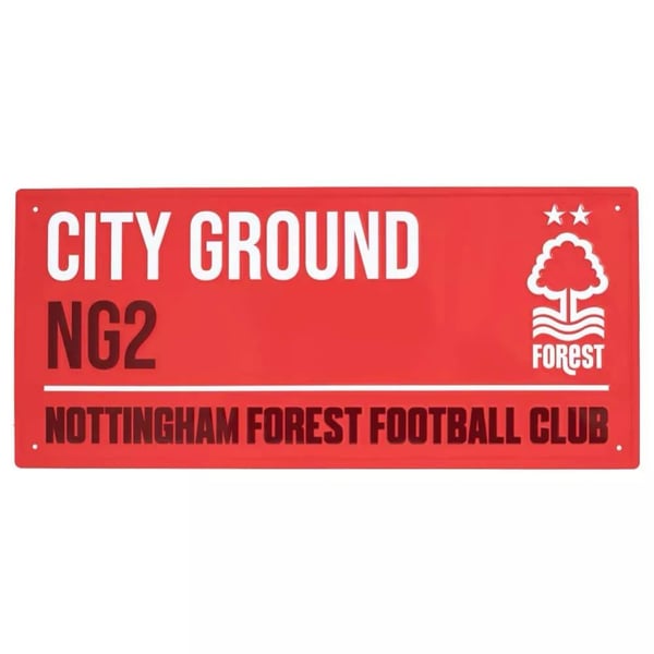 Nottingham Forest FC City Ground Gatuskylt