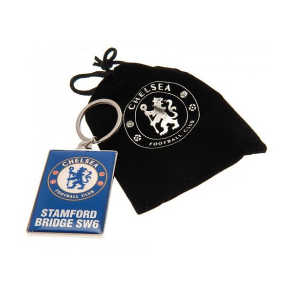 Chelsea FC Stamford Bridge Crest Keyring