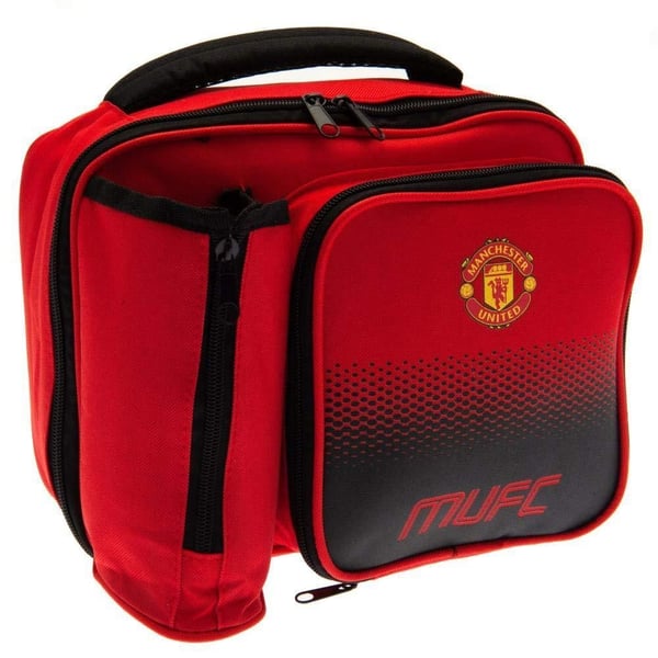 Manchester United FC:n virallinen jalkapallolounaslaukku, haalistuva design