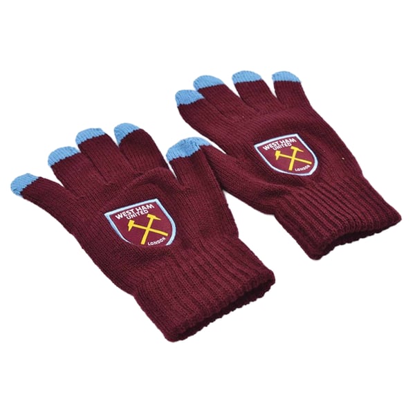 West Ham United FC Unisex strikkede handsker til voksne