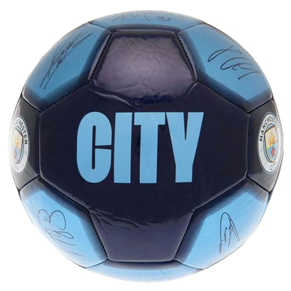 Manchester City FC Printed Signature Mini Football