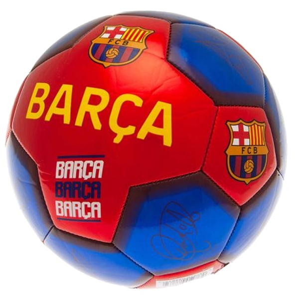 Barcelona FC Printed Signature Mini Football