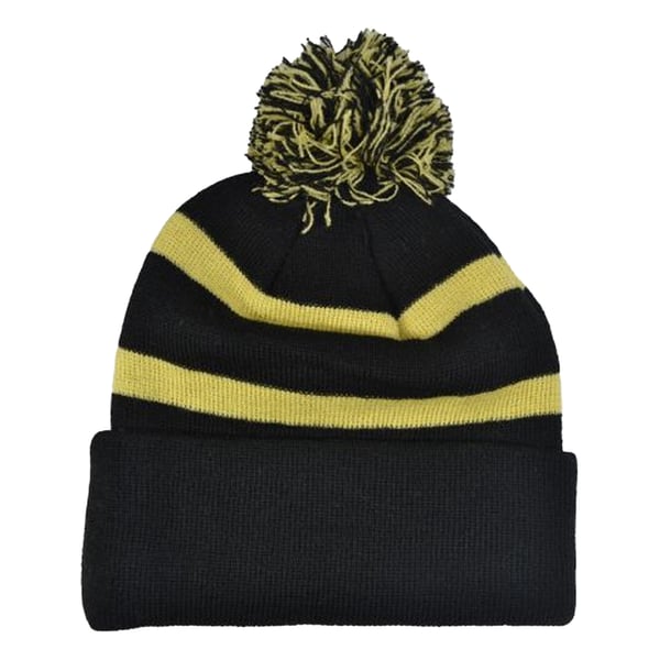 Arsenal FC Cannon Striped Bobble Beanie