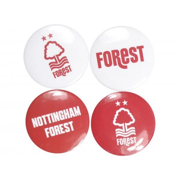 Nottingham Forest FC Sæt med badge (pakke med 4) Nottingham Forest FC Sæt med badge (pakke med 4)
