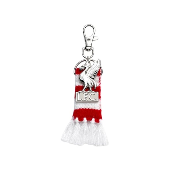 Liverpool FC Stripe Crest Keyring