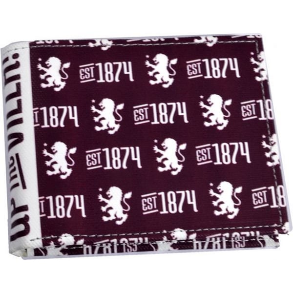Aston Villa FC Icon Canvas Bi-Fold Card Wallet