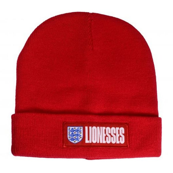 Englannin Lionesses Unisex Aikuisten Neulottu Käännetty Pipo