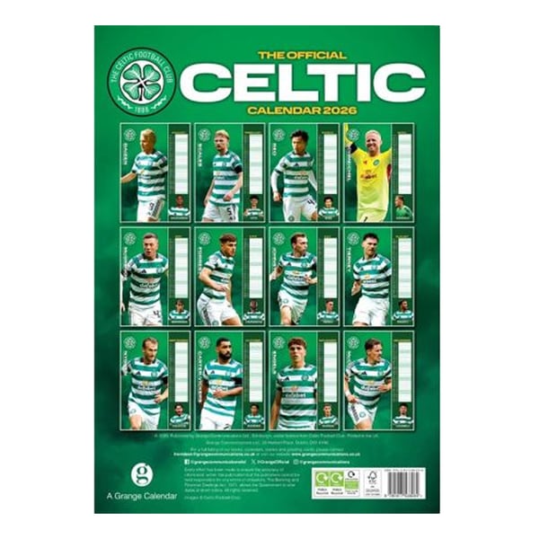Celtic FC A3 Väggkalender