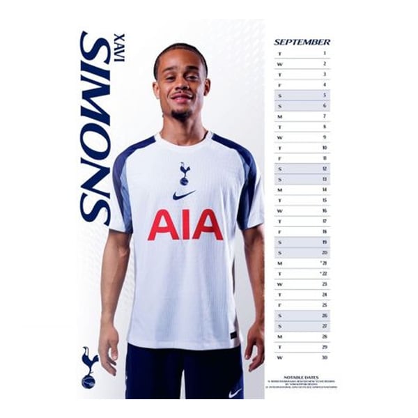 Tottenham Hotspur FC A3 -seinäkalenteri