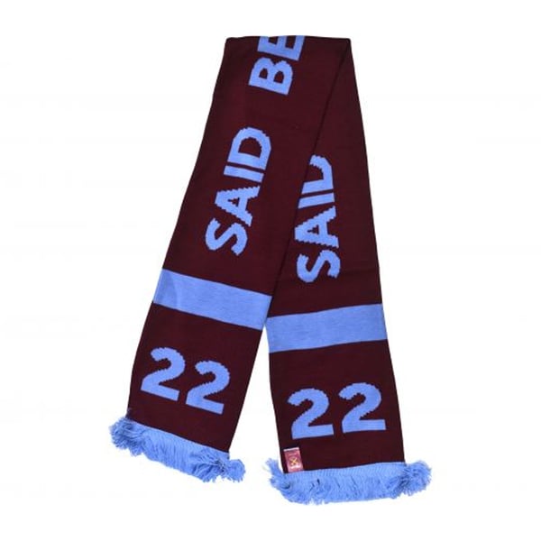 West Ham United FC Benrahma Said 22 Player Scarf
