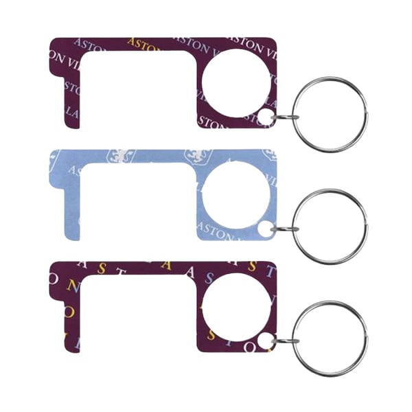 Aston Villa FC Beröringsfri Nyckelring (3-pack)