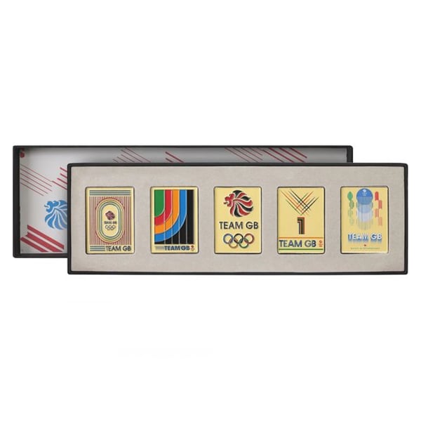 Team GB Retro Badge Set (Pack of 5)