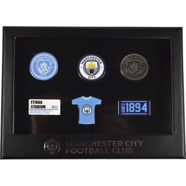 Manchester City FC Executive Badge Set (Pack of 6)