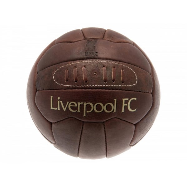 Liverpool FC Officiell Retro Heritage Läderfotboll