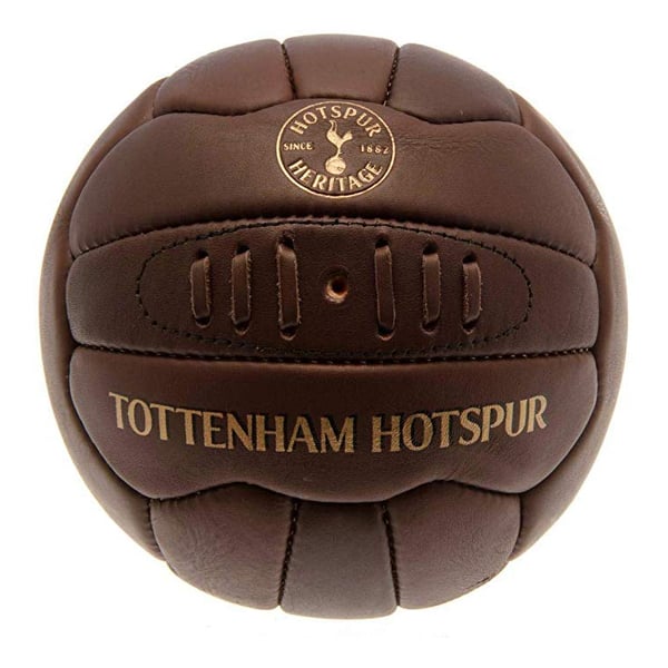 Tottenham Hotspur FC Official Retro Heritage Leather Football
