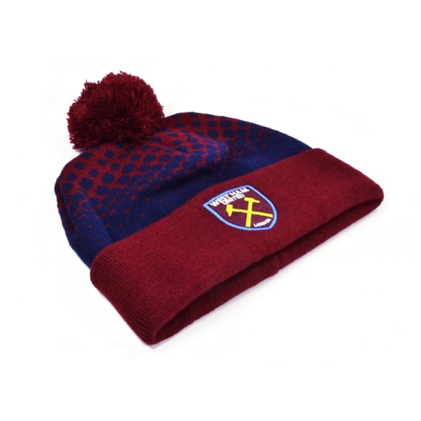 West Ham United FC Unisex Fade Bobble Hat