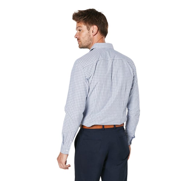 Burton Mens Checked Easy-Iron Slim Formal Shirt