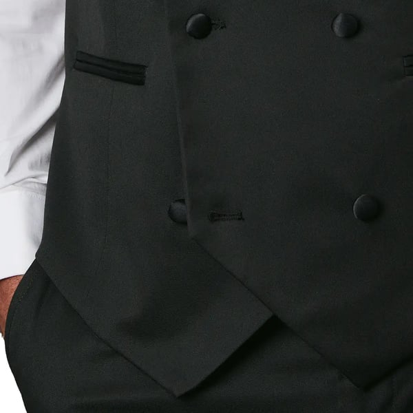 Burton Mens Tailored Tuxedo Waistcoat