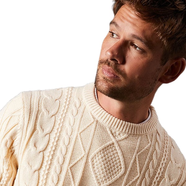 Burton Miesten Kaapelineulepusero