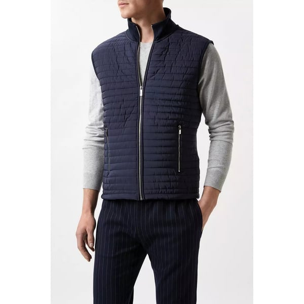 Burton Mens Quilted Funnel Neck Gilet