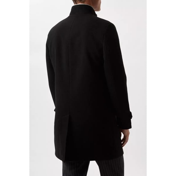 Burton Mens Faux Wool Funnel Neck Coat