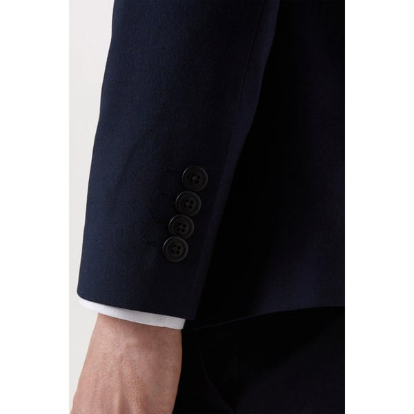 Burton Mens Essential Single-Breasted Skinny Suit Jacket