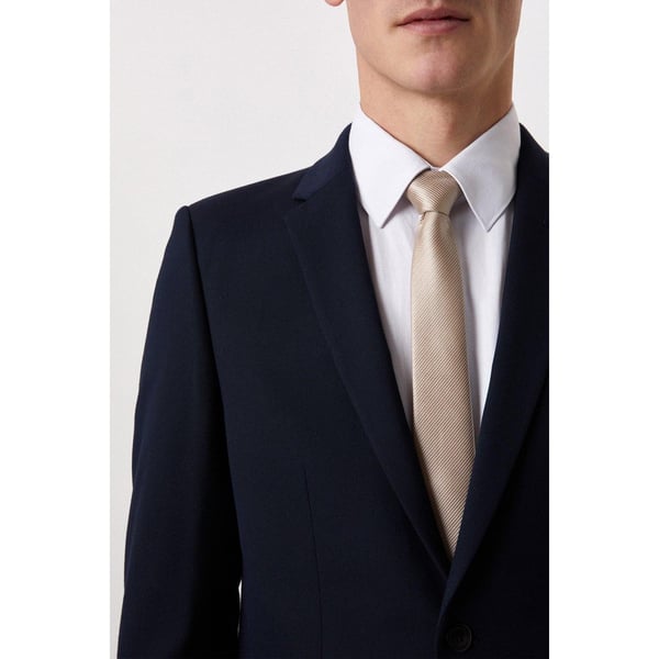 Burton Mens Essential Single-Breasted Skinny Suit Jacket