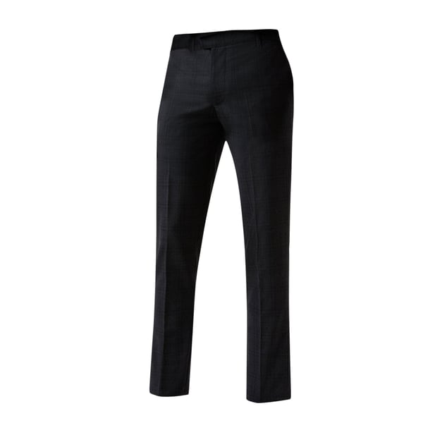 Burton Mens Checked Slim Suit Trousers
