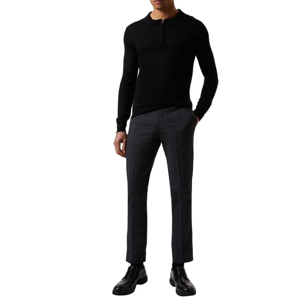 Burton Mens Checked Slim Suit Trousers