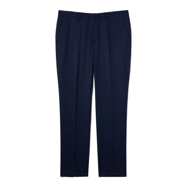 Burton Kostymbyxor med Smårutig Design för Herrar, Slim Fit