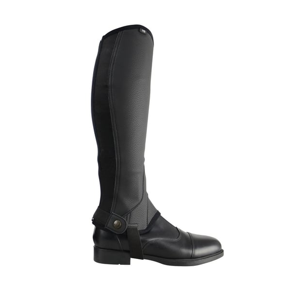 HyLAND Childrens/Kids Synthetic Combi Leather Half Chaps