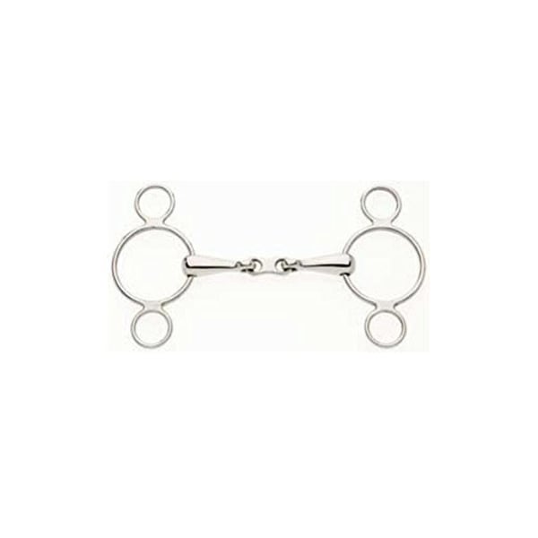 Lorina French Link 2 Ring Continental Horse Gag