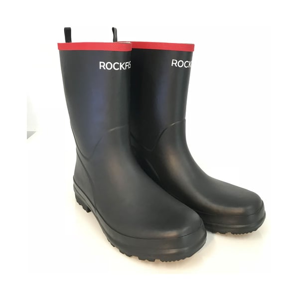 Rockfish Womens/Ladies Wellington med røde striber Rockfish Womens/Ladies Wellington med røde striber