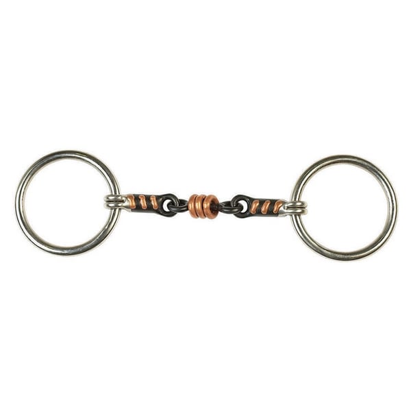 Lorina Sweet Iron Roller Link Løs Ring Snaffle