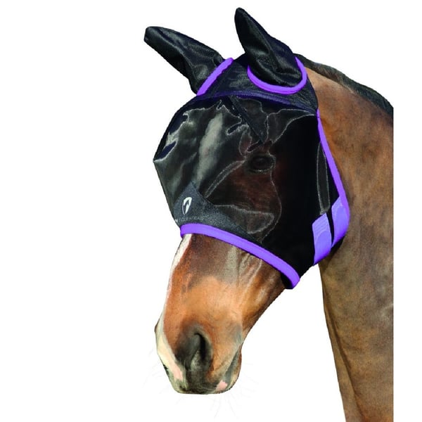 Hy BHB Equestrian Mesh Halvmask Med Öron