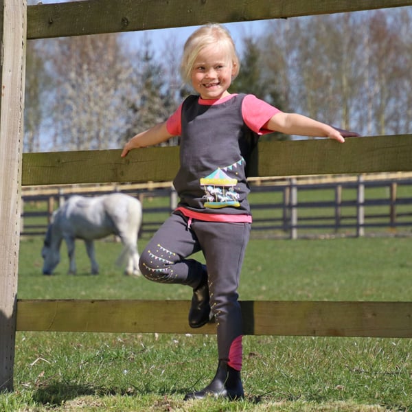 Little Rider Childrens/Kids Merry Go Round Jodhpurs