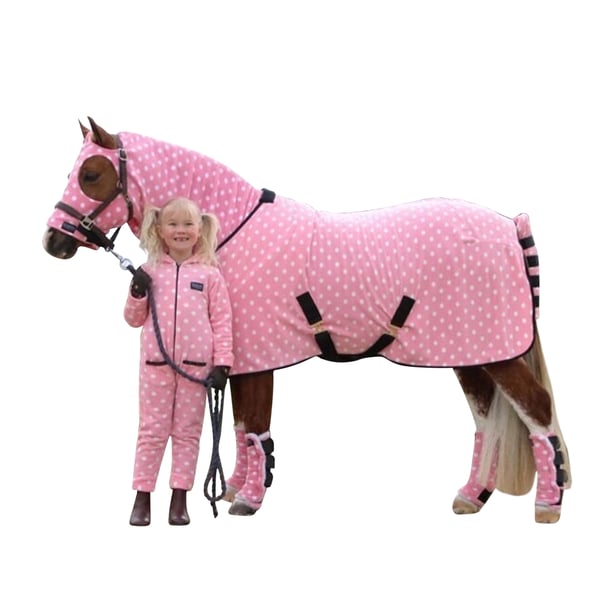 Supreme Products Childrens/Kids Dotty Fleece Jumpsuit