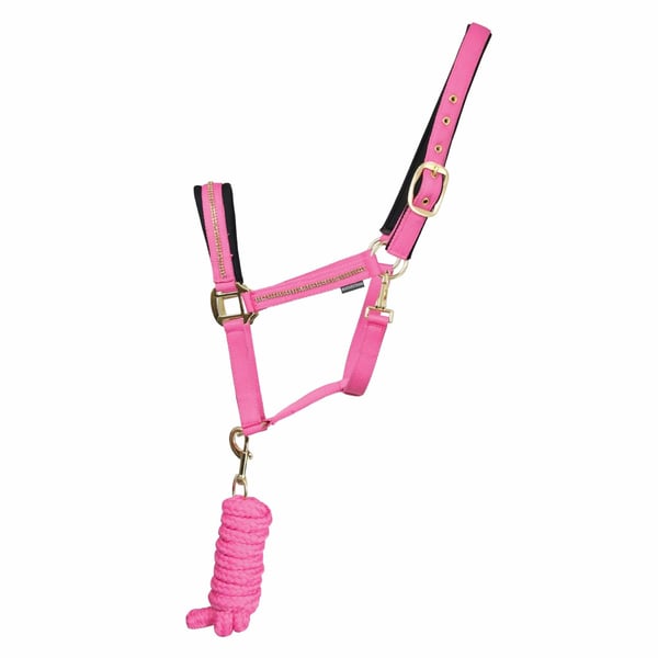 Hy Sparkle Horse Headcollar and Leadrope Set