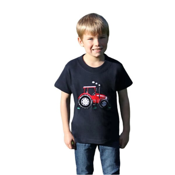 British Country Collection Børne/børn Traktor T-shirt