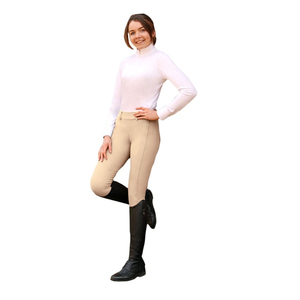Hy Dame/kvinder Glacial Softshell ridebukser til hesteridning