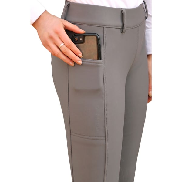 Hy Dame/kvinder Glacial Softshell ridebukser til hesteridning