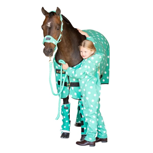 Supreme Products Børne/børn prikket fleece jumpsuit med prikker