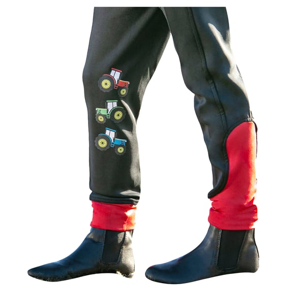 Little Knight Boys Tractor Collection Horse Riding Tights