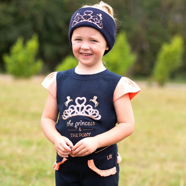 Little Rider Børn/børn Prinsessen og ponyen snood
