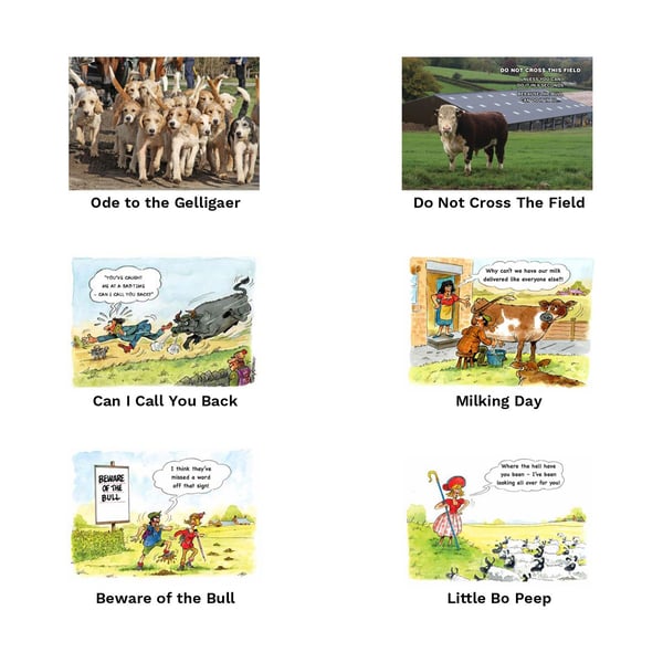 Kevin Milner Working Hunter Countryside Greetings Card