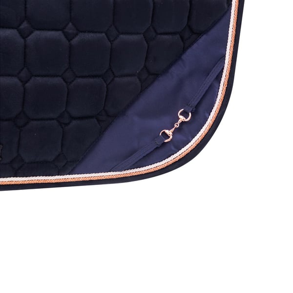 HySPEED On The Bit Suede Horse Saddlepad